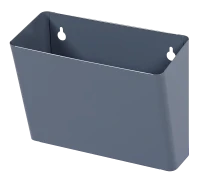 Abfallbehälter dunkelgrau (S9, S12), L310 x B80-130 x H241mm