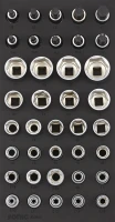 Bitsatz 1/2" SFS-S 38-tlg.