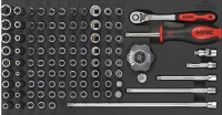 Bitsatz 1/4" SFS-S 102-tlg.