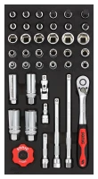 Bitsatz 3/8" SFS-S 41-tlg.