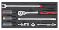 Kombinationssatz 1/2" SFS-S 9-tlg.
