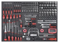 Kombinationssatz 1/4", 3/8" und 1/2" SFS-XL 194-tlg.
