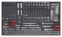 Kombinationssatz 1/4" und 3/8" SFS-L 207-tlg.
