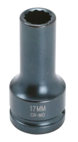 Kraft-Stecknuss 3/4" lang 12-kant 17mm