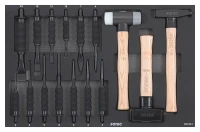 Meißel- und Hammersatz SFS-M 16-tlg.