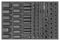 Schlagnusssatz 1/2" SFS-M 69-tlg.