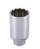 Stecknuss 1/2" lang 12-kant 1" SAE