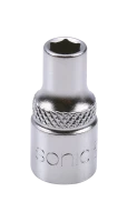 Stecknuss 1/4" 6-kant 6mm